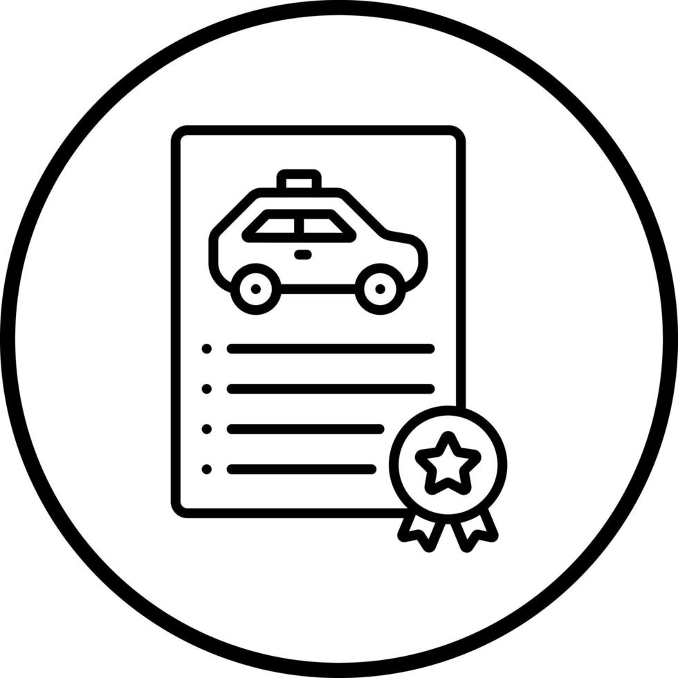 Vector Design License Vector Icon Style