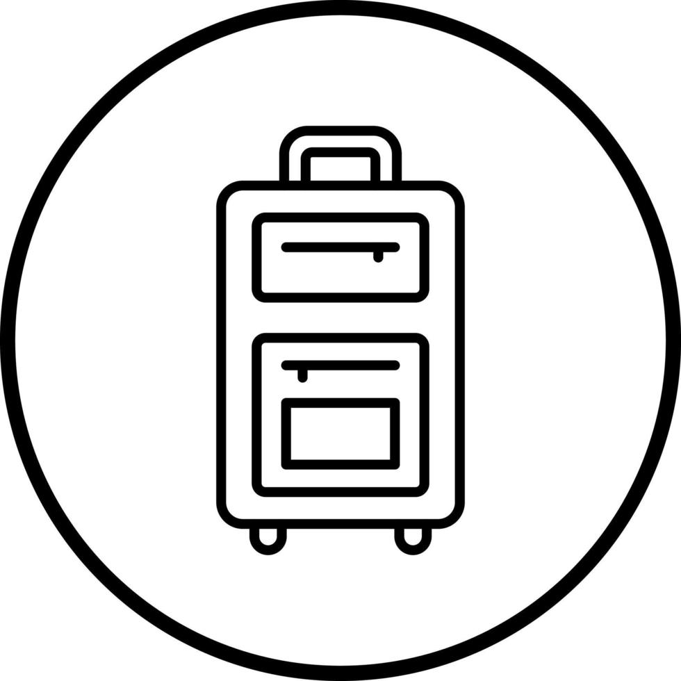 Vector Design Luggage Vector Icon Style