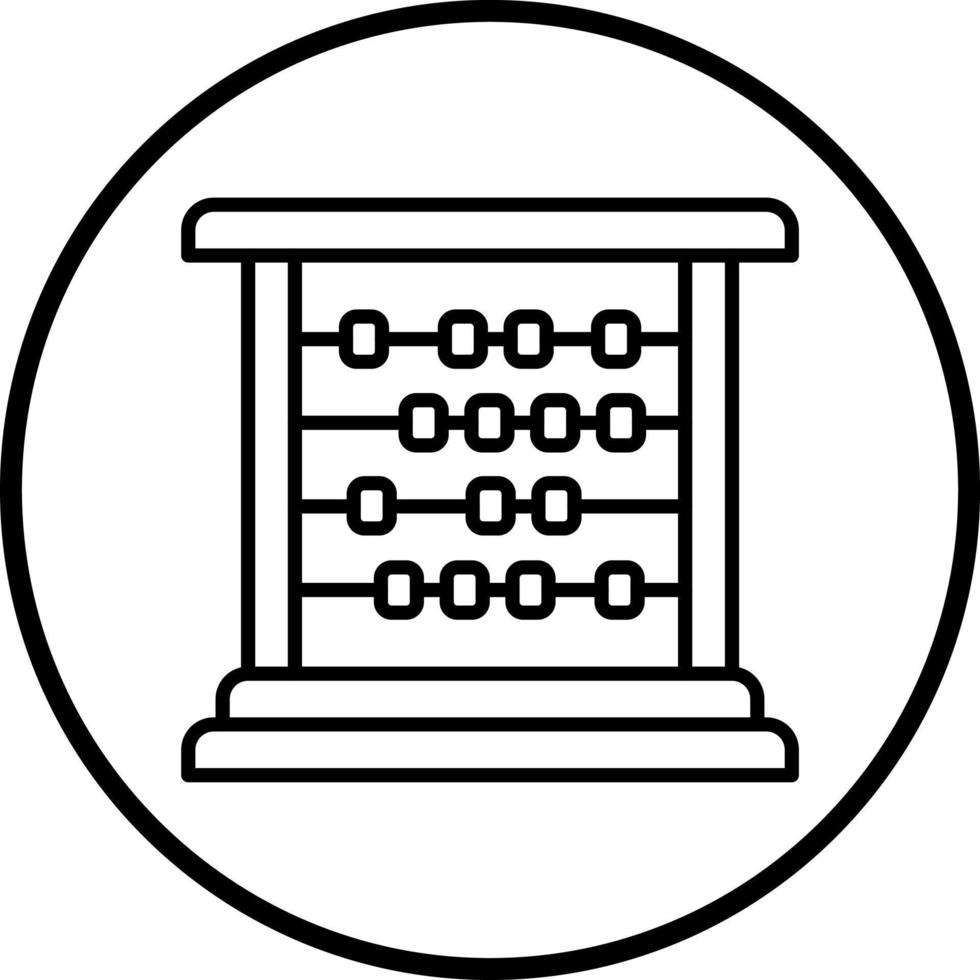Vector Design Abacus Vector Icon Style