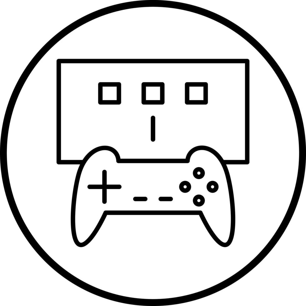 Console Game Vector Icon Style