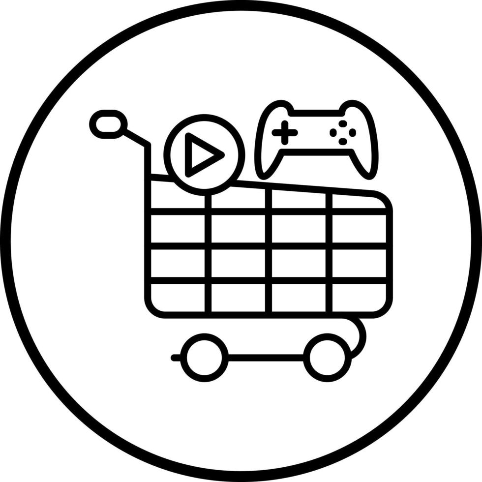 Continue Shopping Vector Icon Style