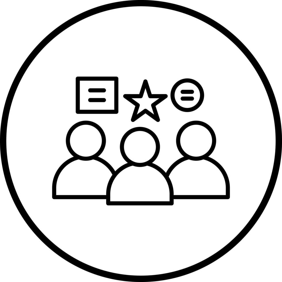 Group Activities Vector Icon Style