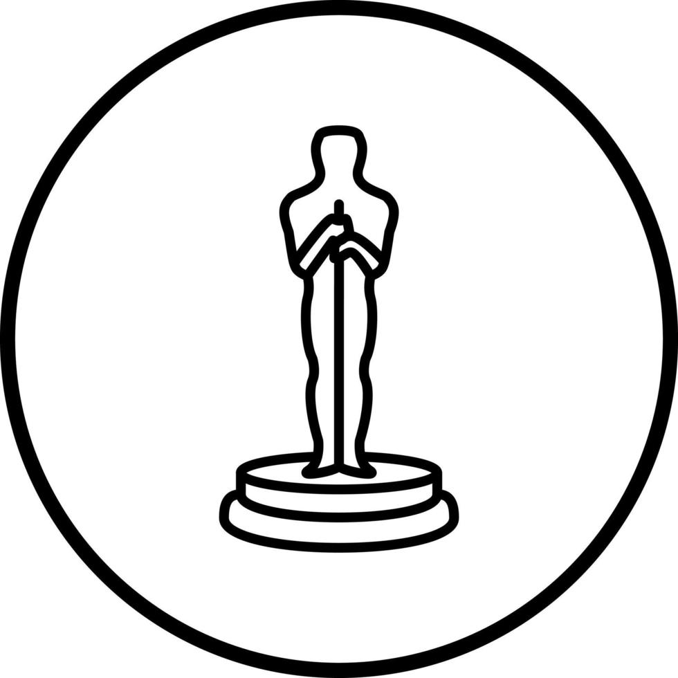 Vector Design Oscar Award Vector Icon Style