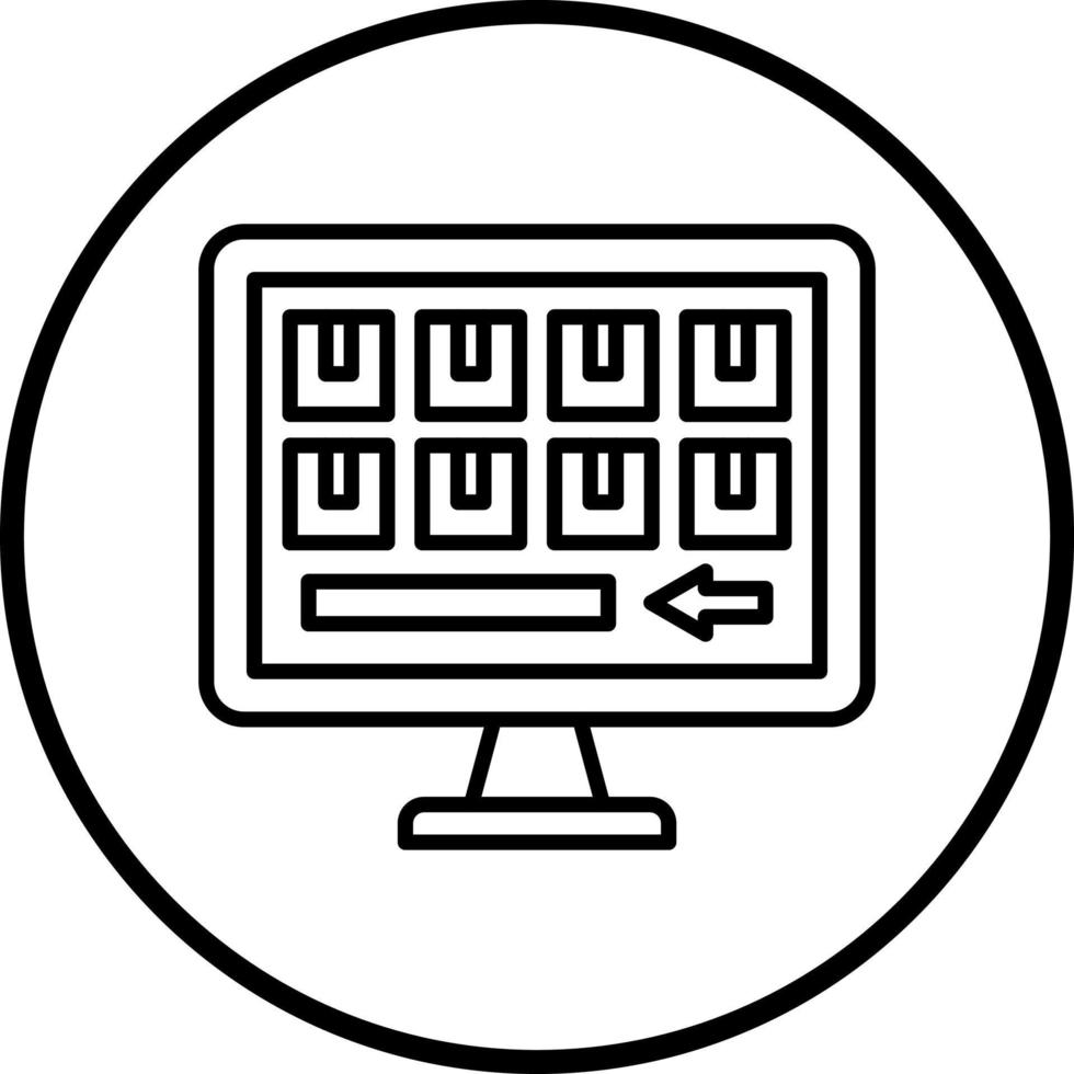 Vector Design Initial Purchase Quantity Vector Icon Style