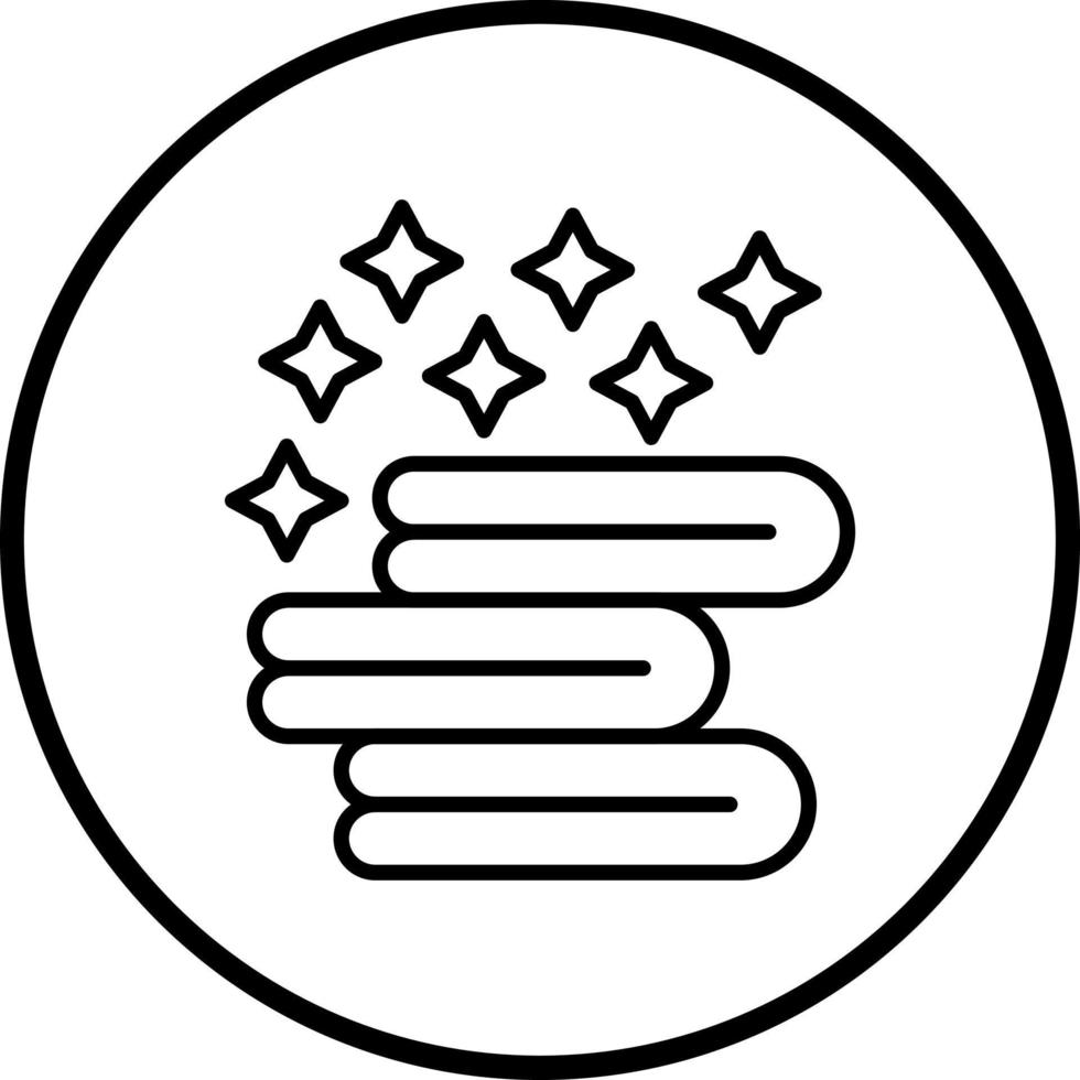 Towel Vector Icon Style