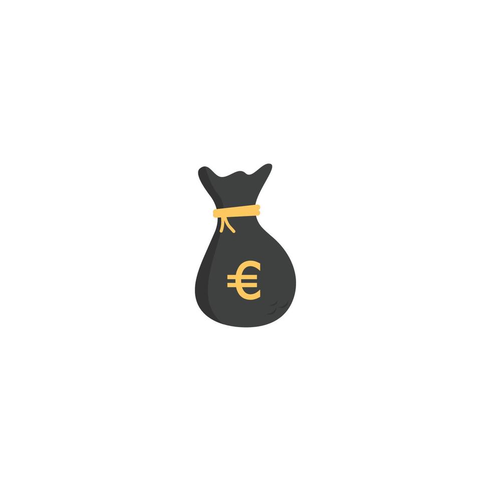 vector de plantilla de icono de bolsa de dinero