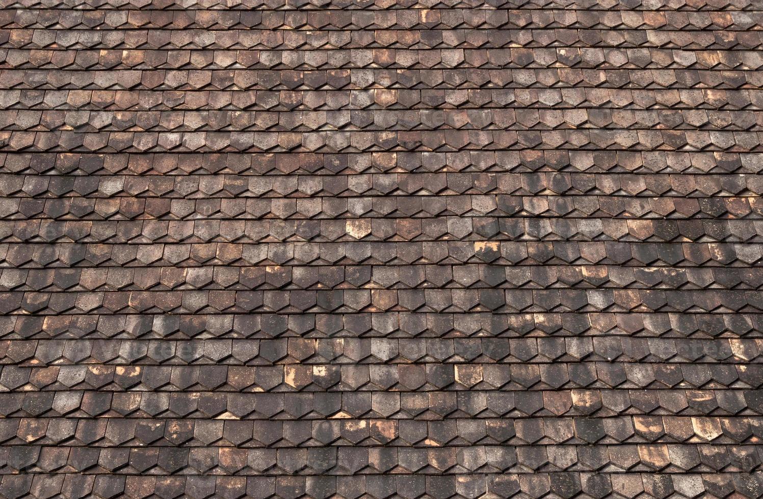 old roof tiles background photo