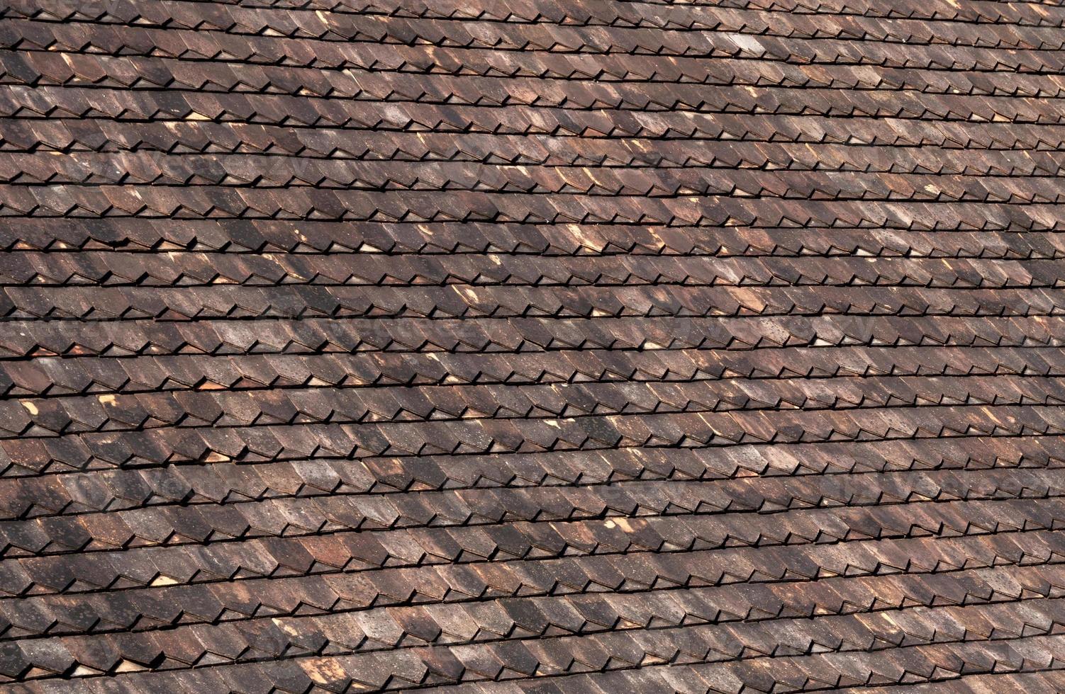 old roof tiles background photo