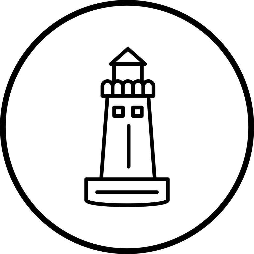 Vector Design Lighthouse Vector Icon Style