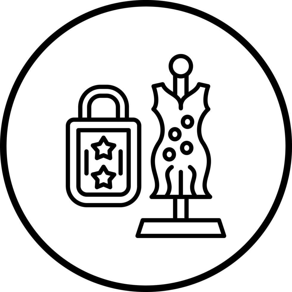 Vector Design Fashion Merchandising Vector Icon Style