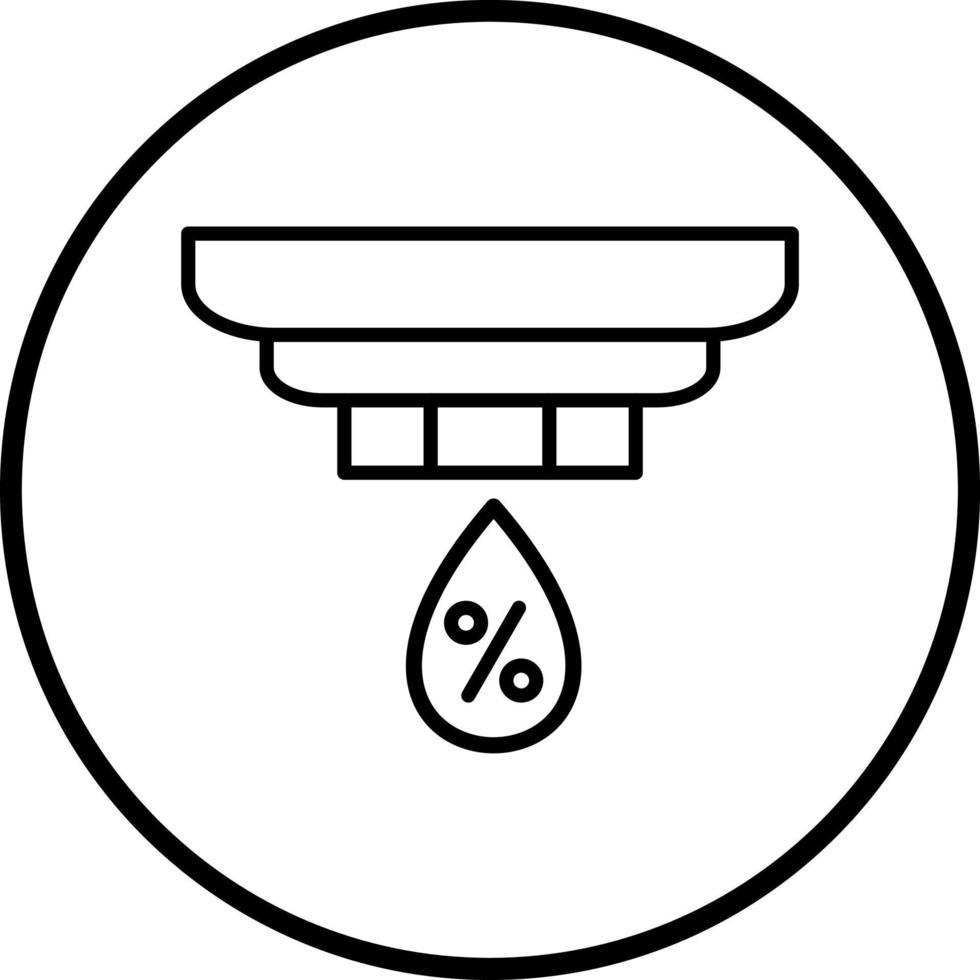 Humidity Sensor Vector Icon Style