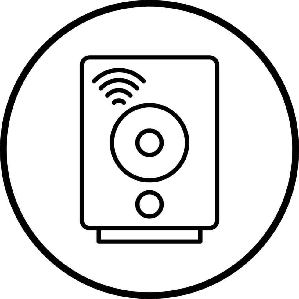 Smart Speaker Vector Icon Style