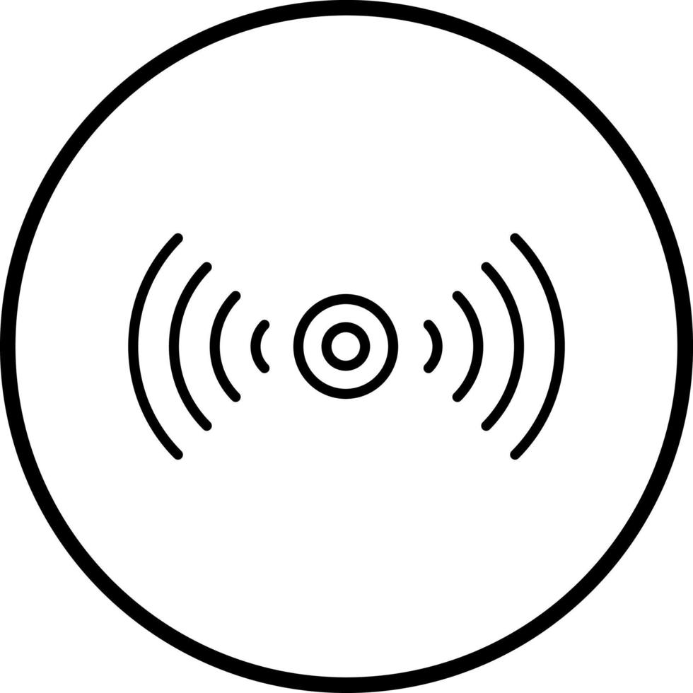 Motion Sensor Vector Icon Style