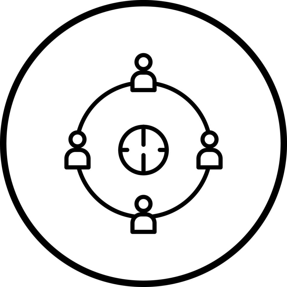 Vector Design User Connection Vector Icon Style