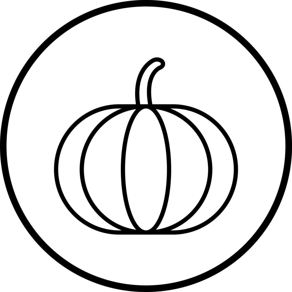Pumpkin Vector Icon Style