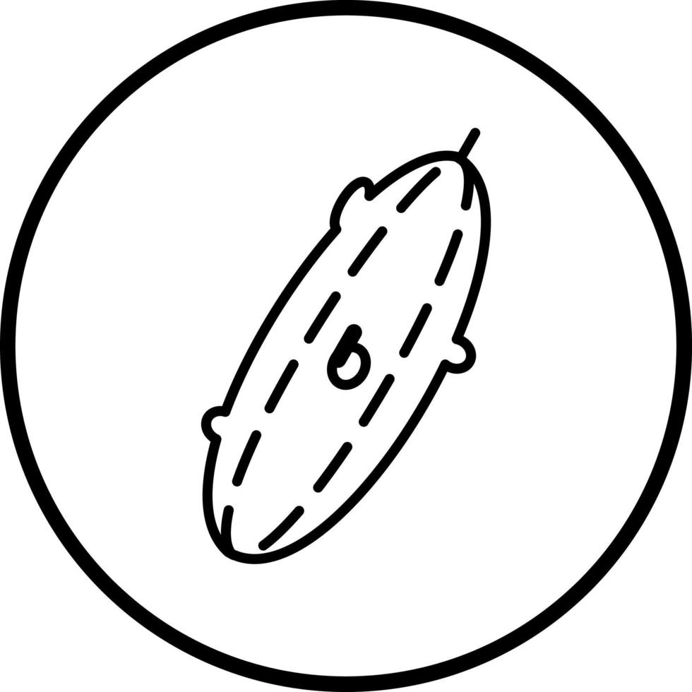 pepinillo vector icono estilo
