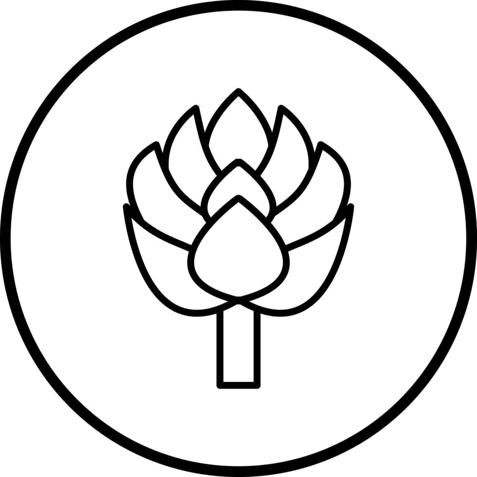 Artichoke Vector Icon Style