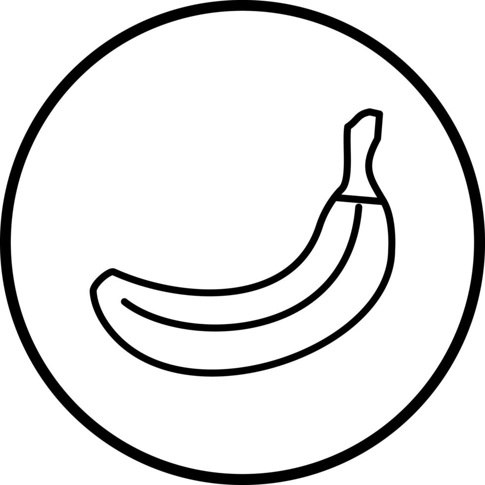 Banana Vector Icon Style