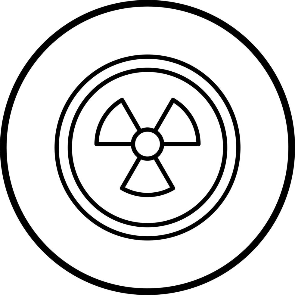 Radiation Vector Icon Style