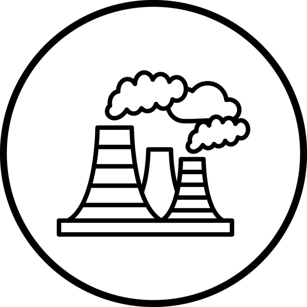 Air Pollution Vector Icon Style