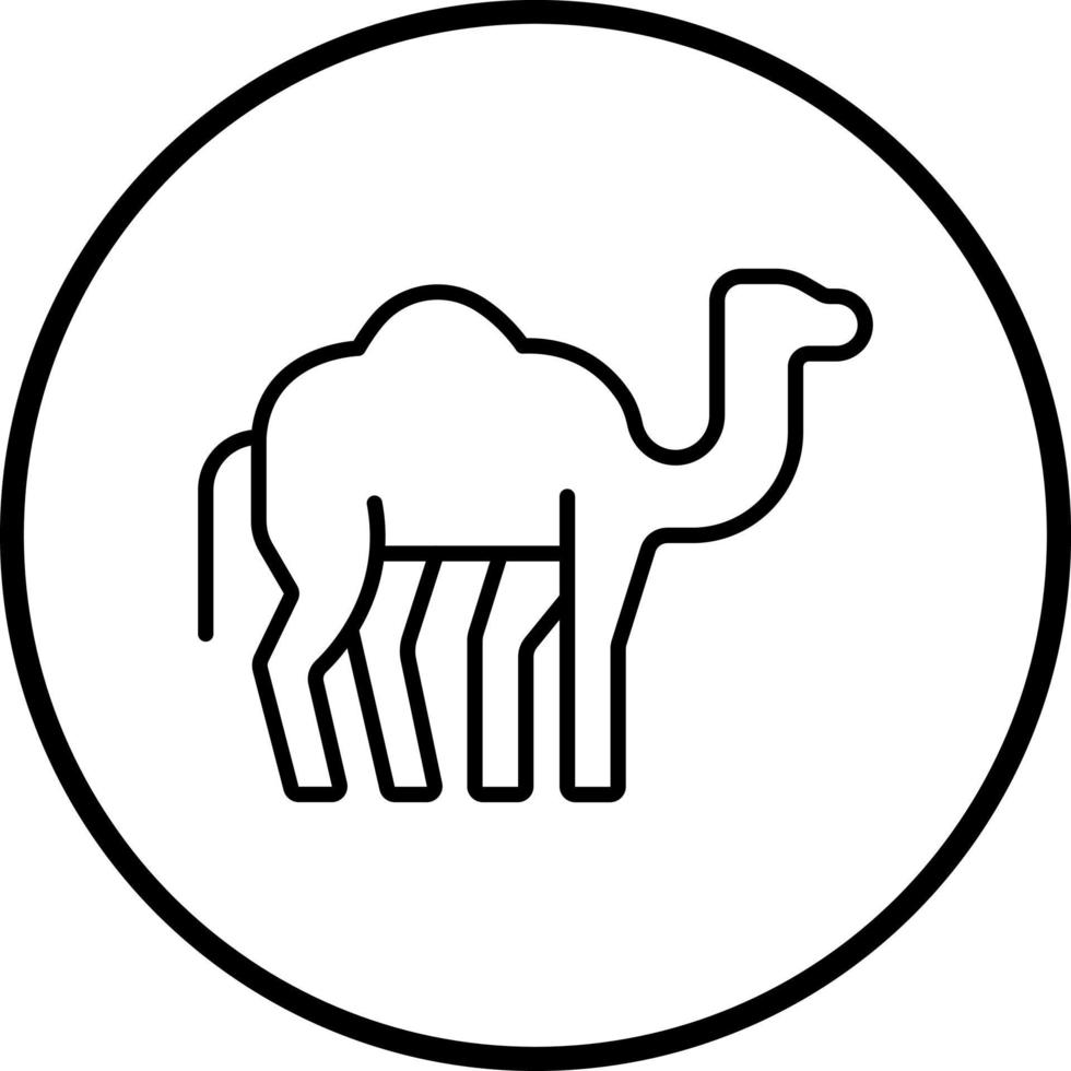 Camel Vector Icon Style