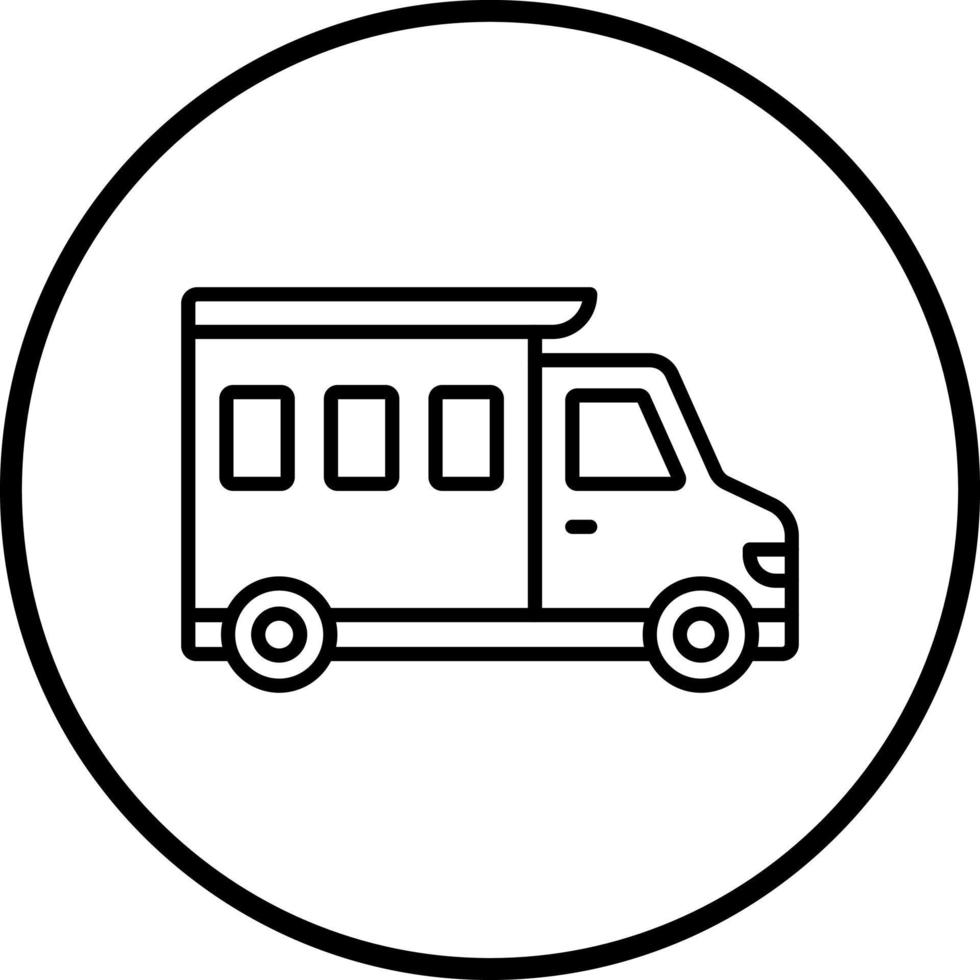 Vector Design Camper Van Vector Icon Style