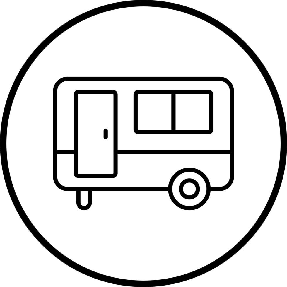 Vector Design Caravan Vector Icon Style