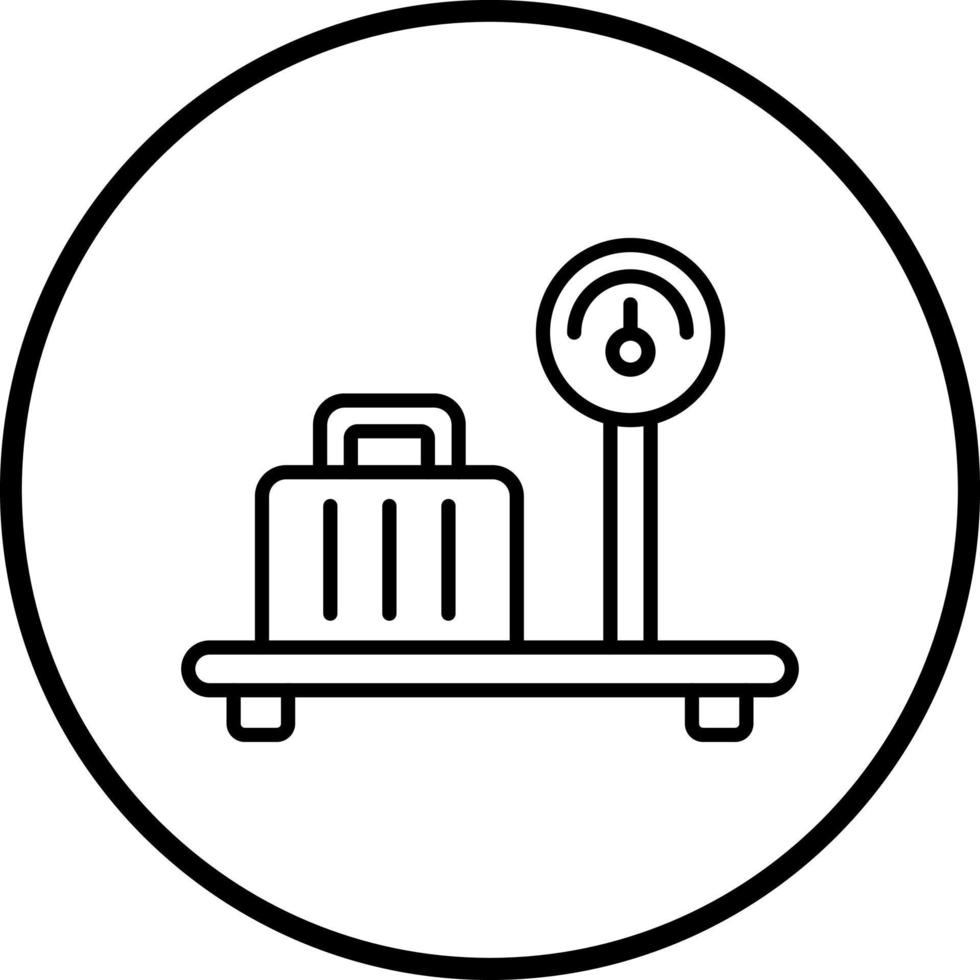 Baggage Limit Vector Icon Style