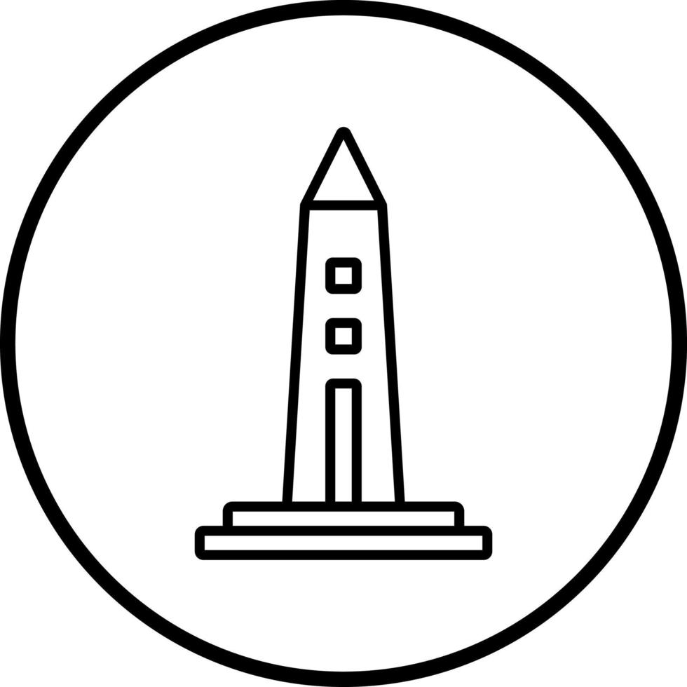 Vector Design Obelisk Vector Icon Style