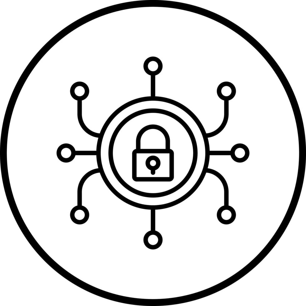 Cyber Security Vector Icon Style