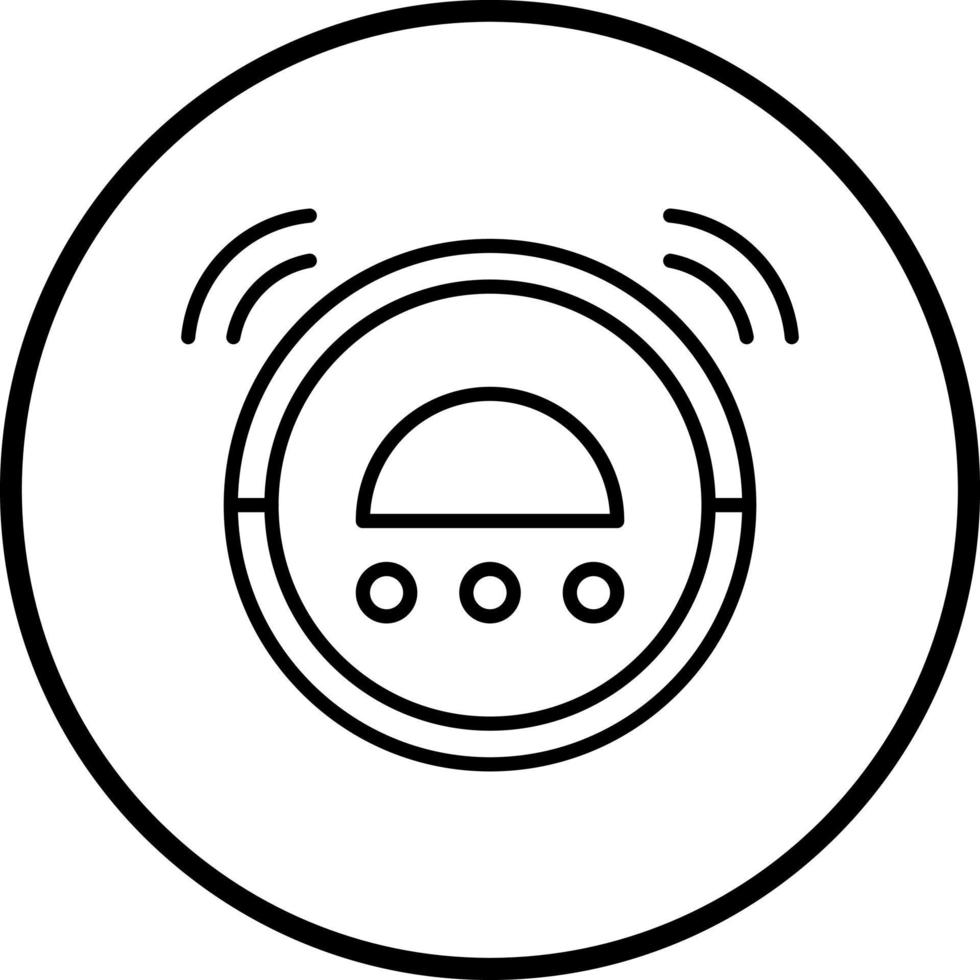 Smart Vacuum Vector Icon Style