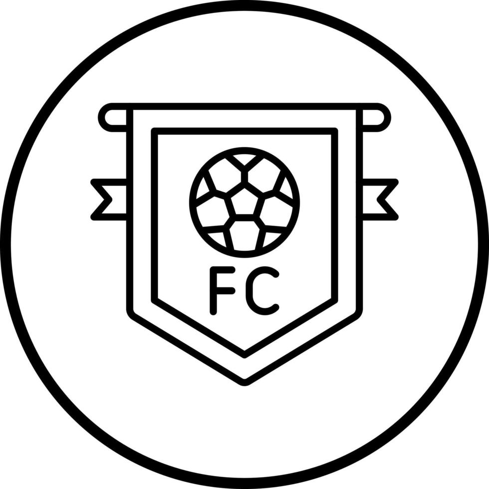 Football Club Vector Icon Style
