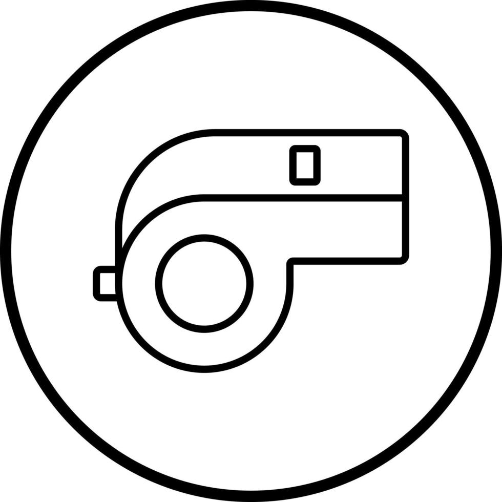 Whistle Vector Icon Style
