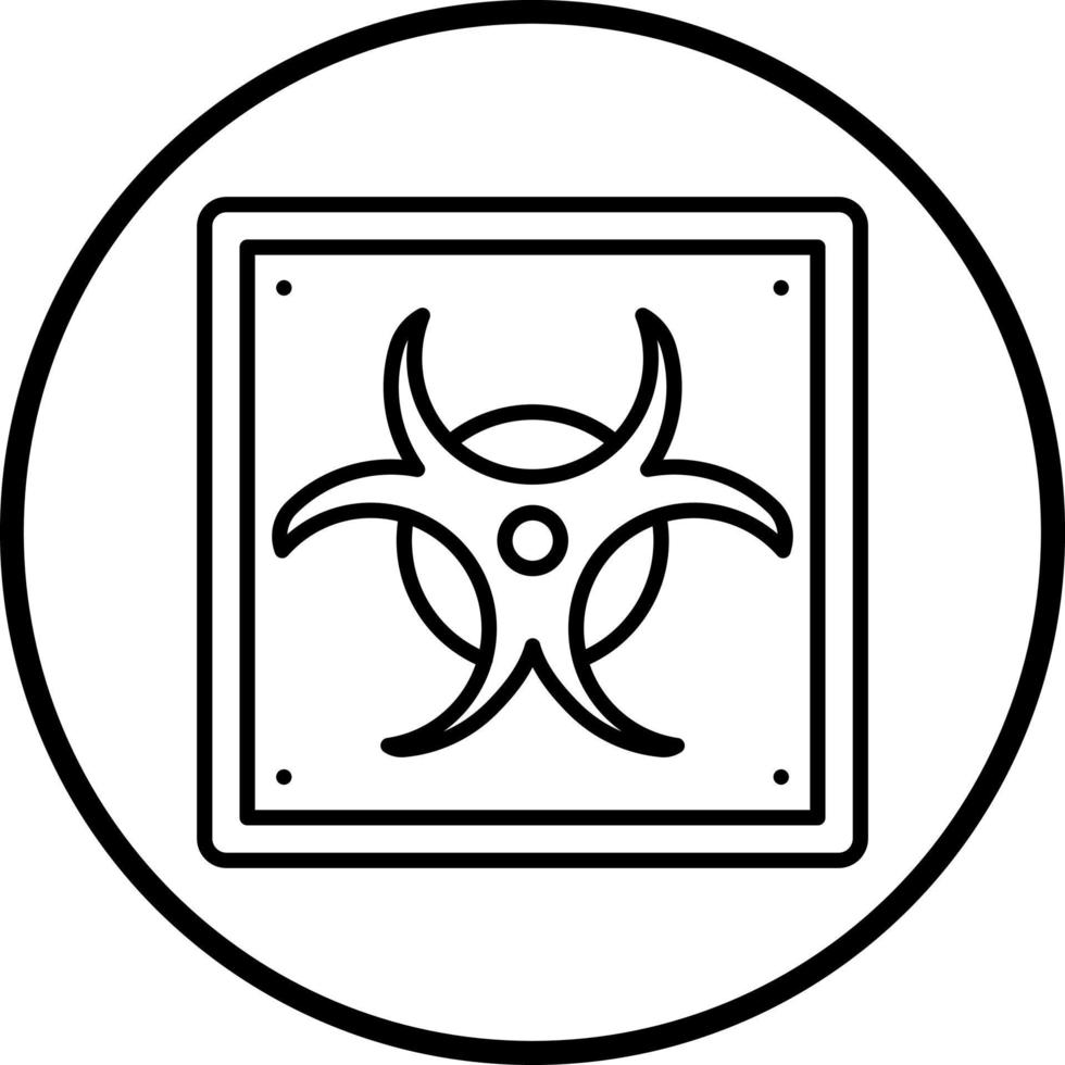 Biohazard Vector Icon Style