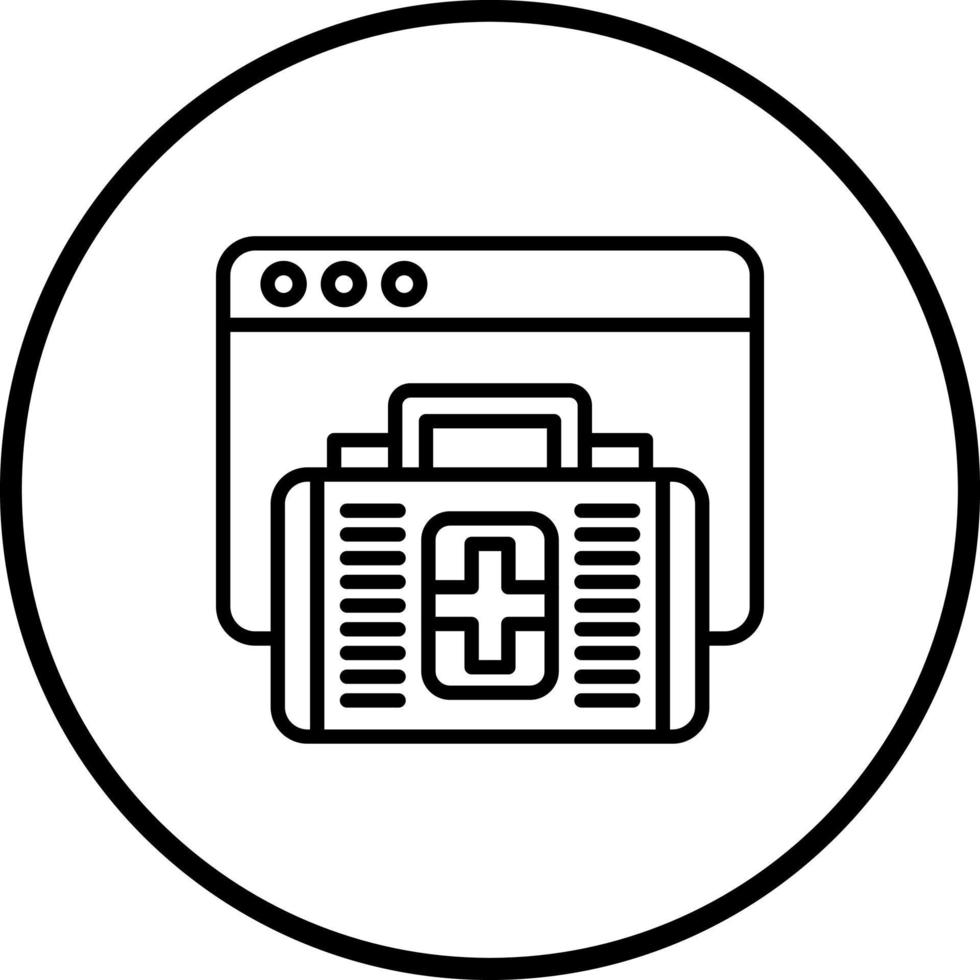 Healthcare Marketplace Vector Icon Style