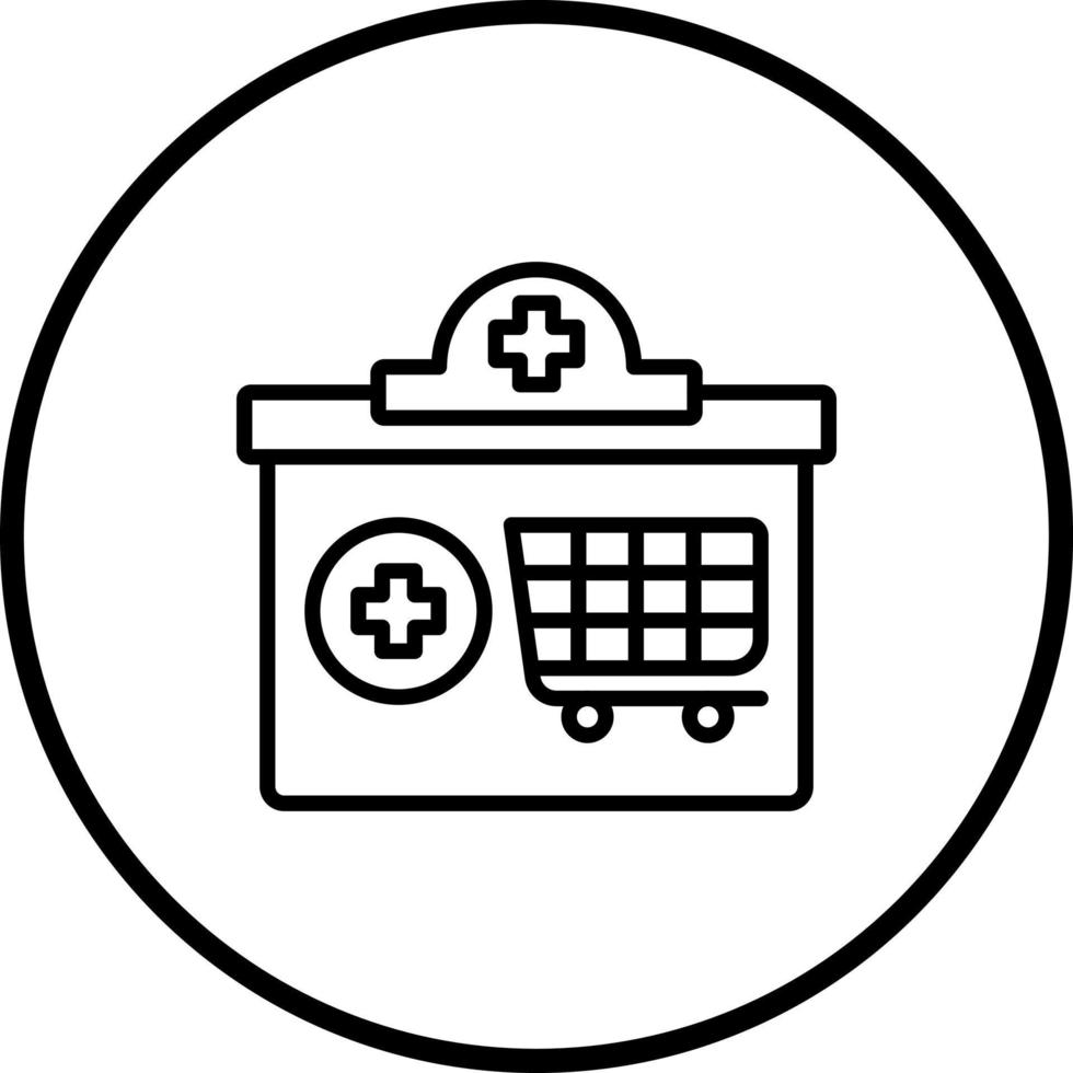 Medical Ecommerce Vector Icon Style