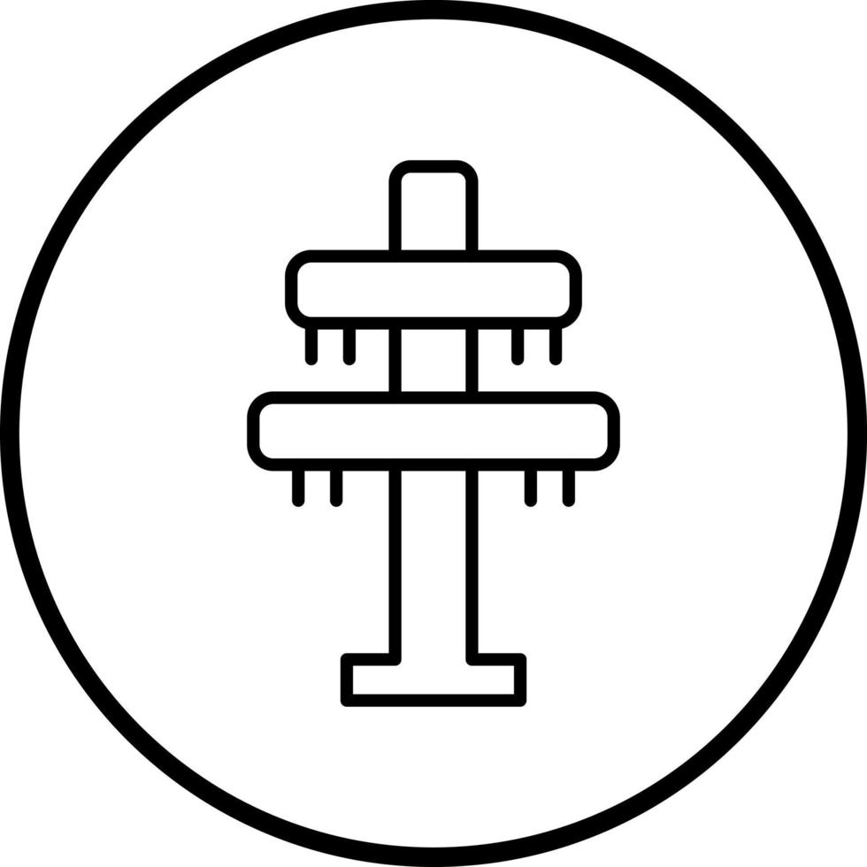 eléctrico torre vector icono estilo