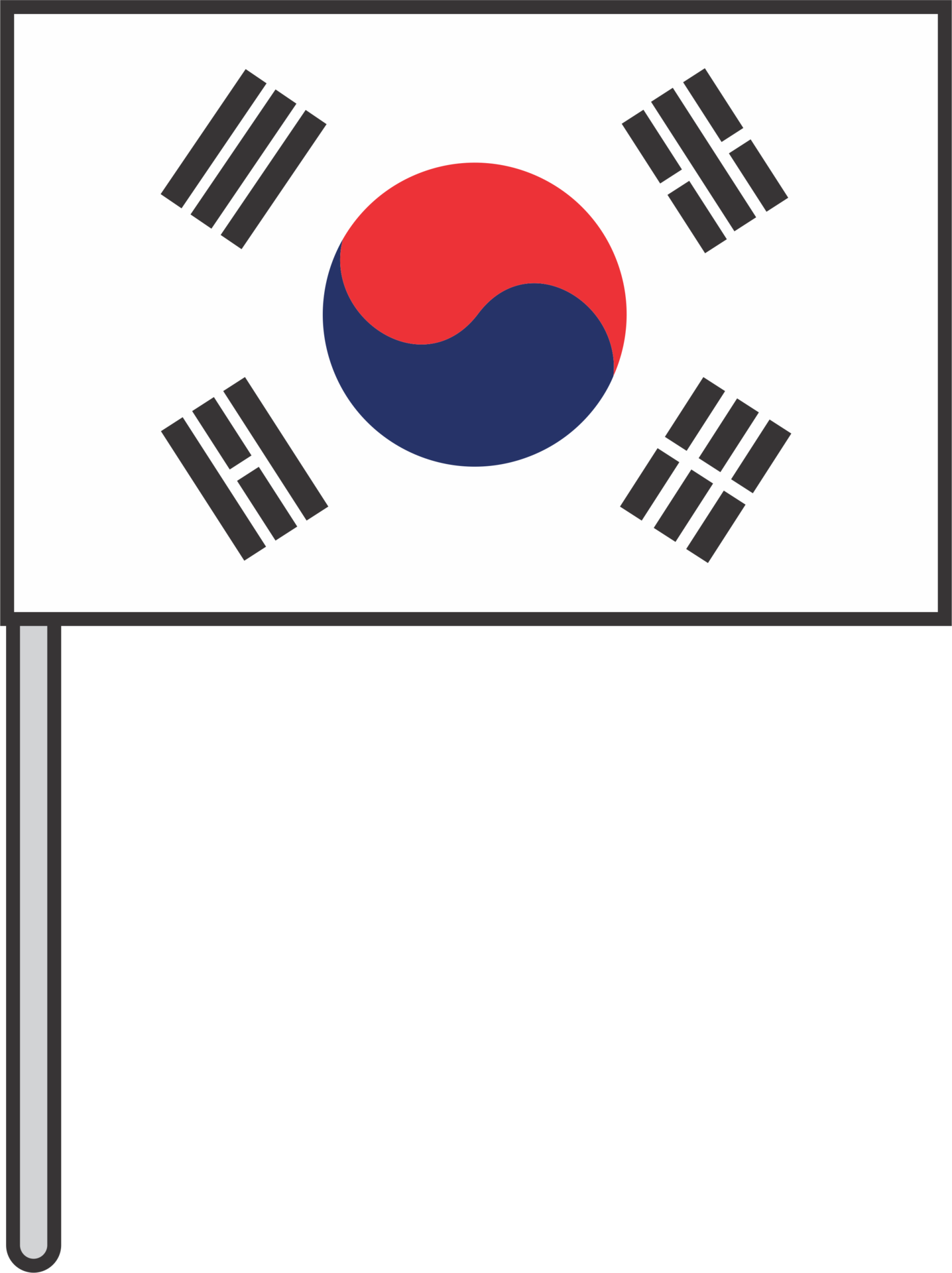 Korean flag icon PNG 22117976 PNG