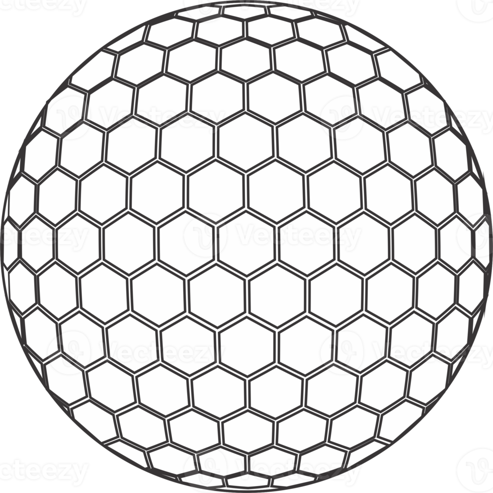 The golf  ball PNG