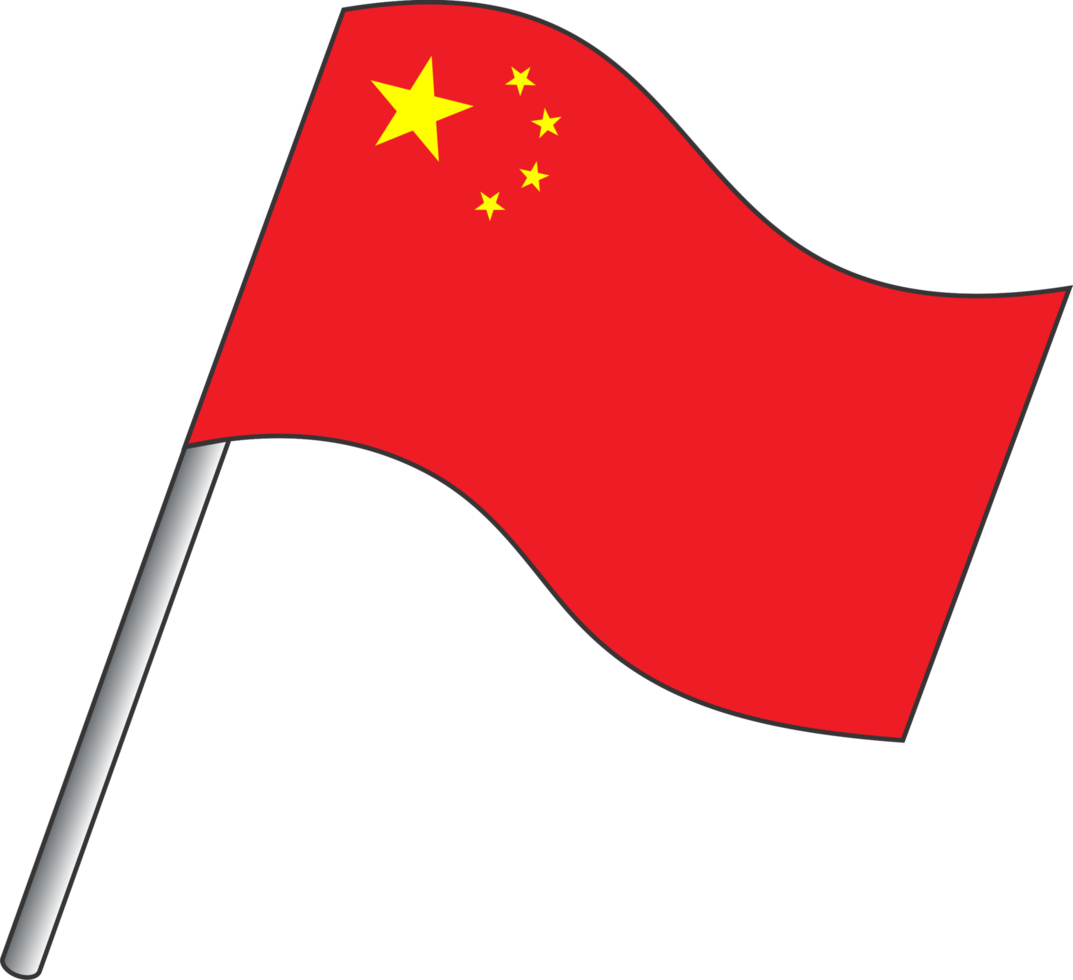 China bandera png