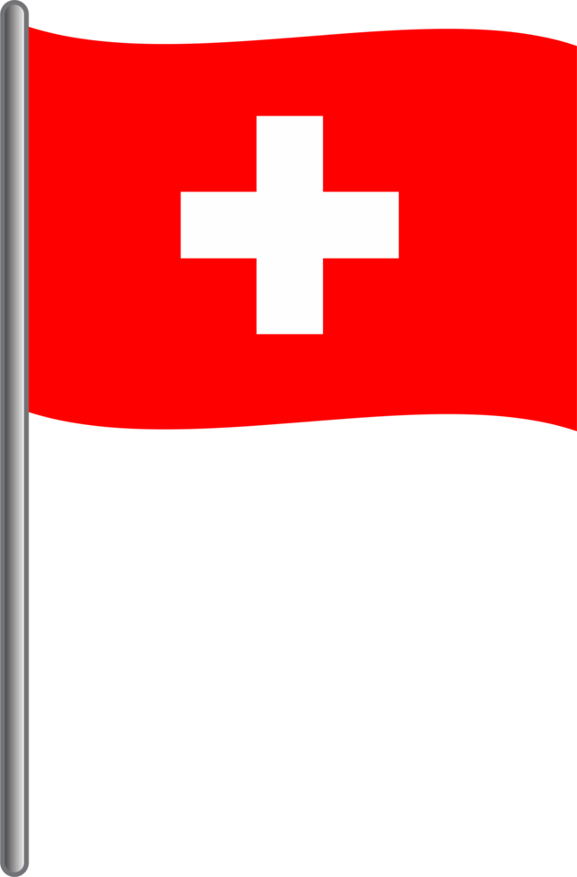 Zwitserland vlag icoon PNG