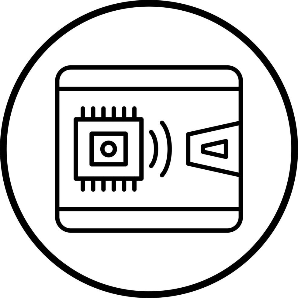 Electronic Wallet Vector Icon Style