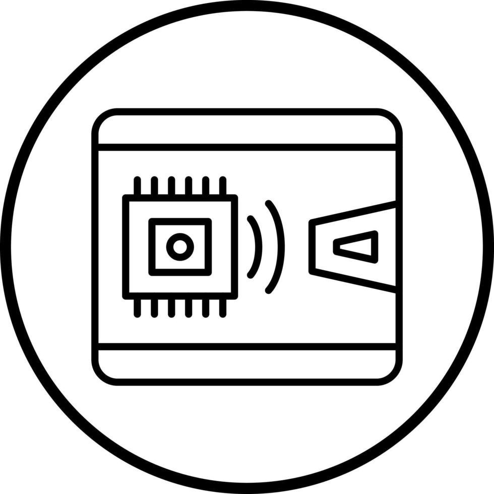 Electronic Wallet Vector Icon Style