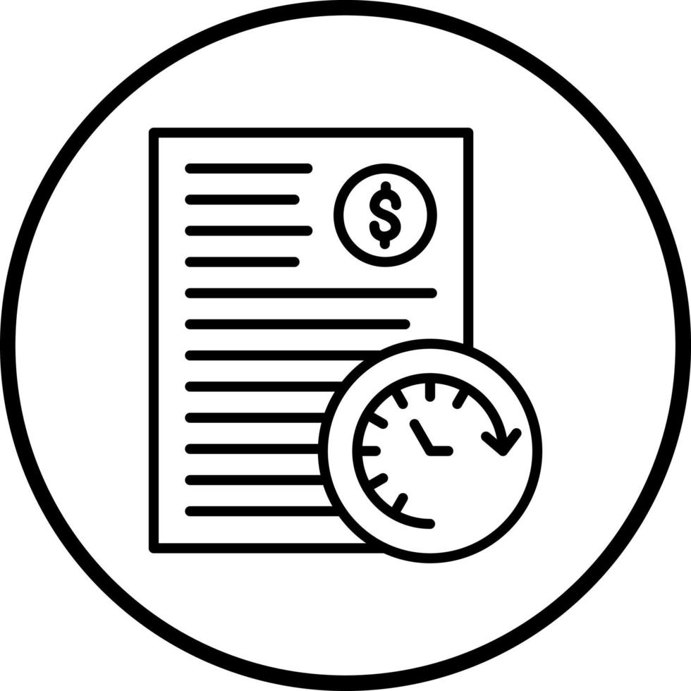 Transaction History Vector Icon Style