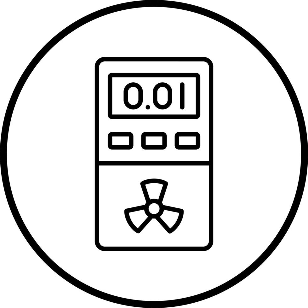 Dosimeter Vector Icon Style
