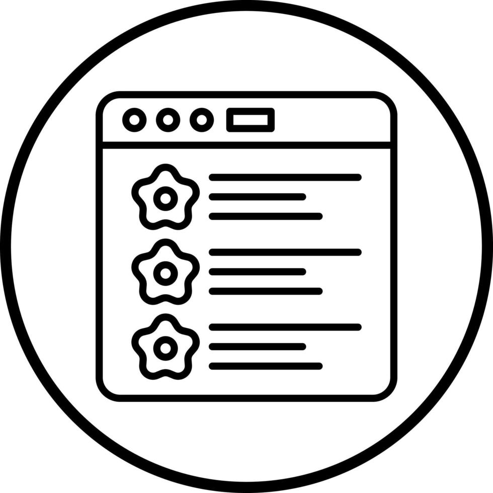 Feature Vector Icon Style