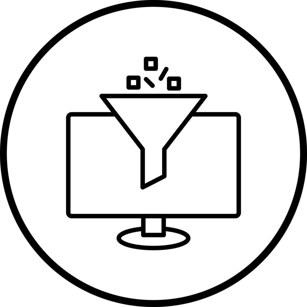 Content Curation Vector Icon Style