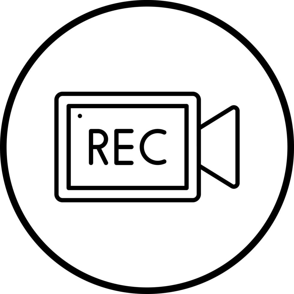 Recording Vector Icon Style