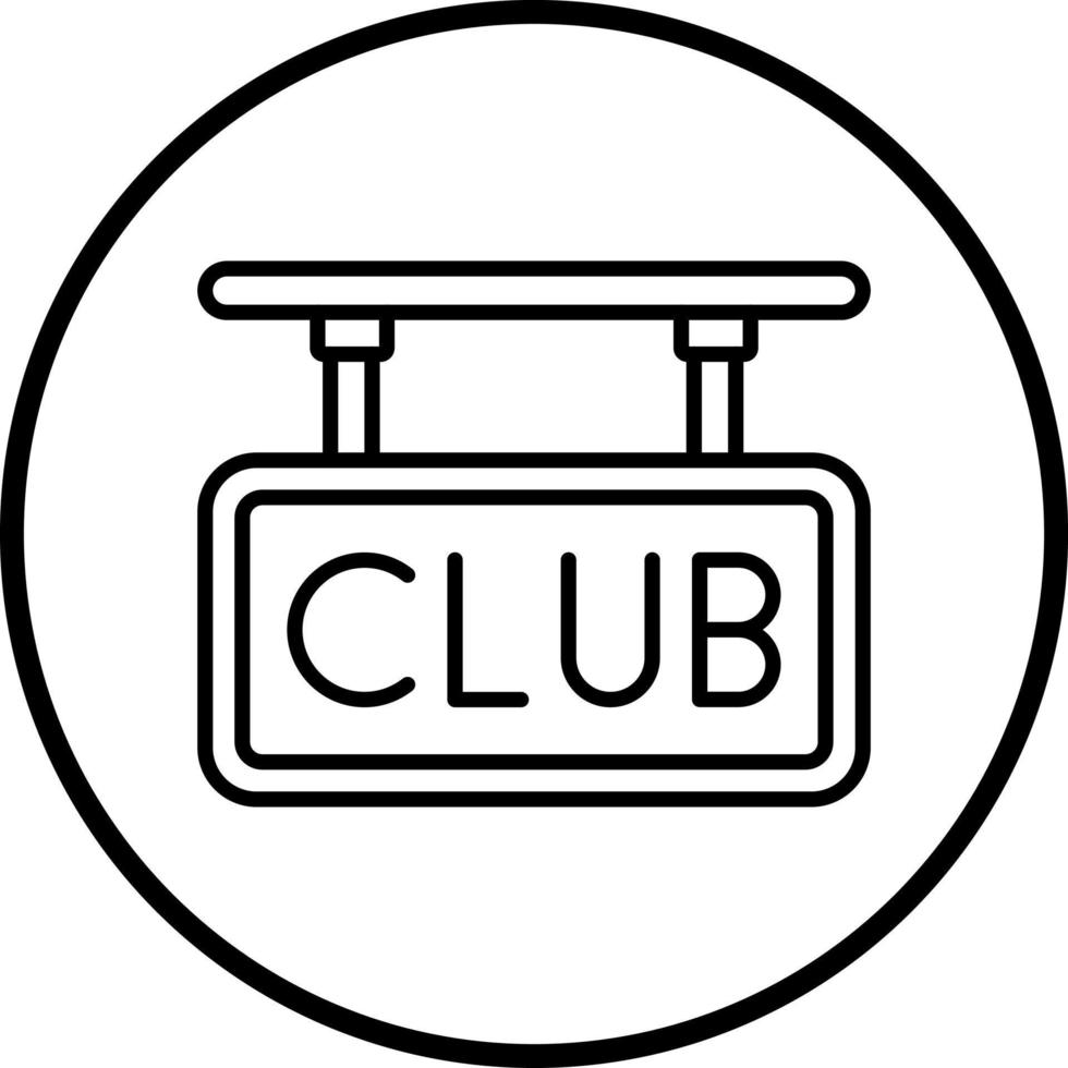 Club Vector Icon Style