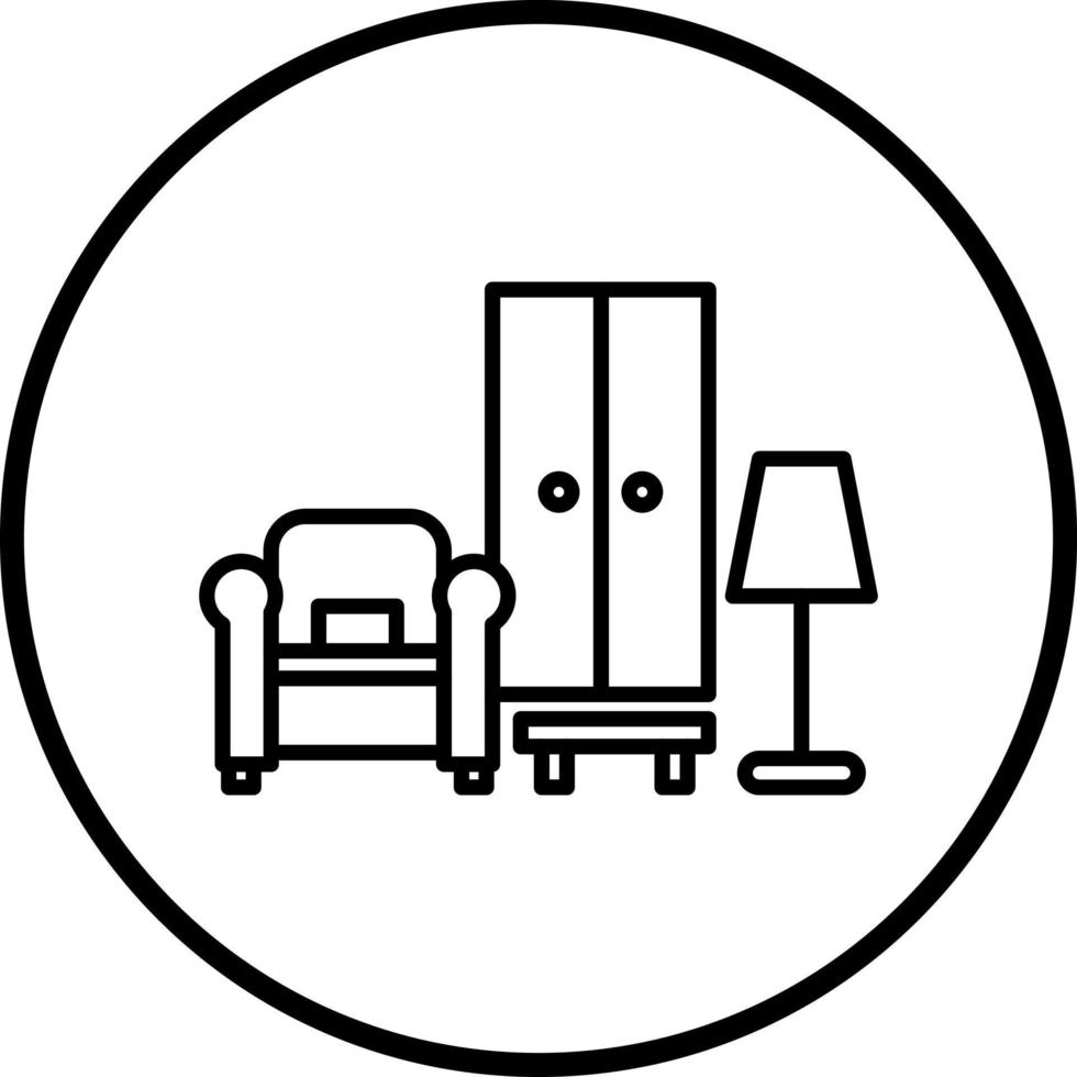 Furniture Design Vector Icon Style